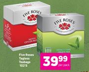 Five Roses Tagless Teabags-102's Per Pack