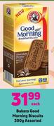 Bakers Good Morning Biscuits Assorted-300g Each