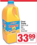 Clover Tropika Dairy Fruit Mix-2L Each