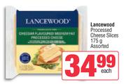 Lancewood Processed Cheese Slices Assorted-175g