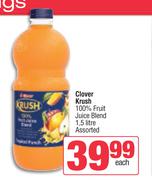 Clover Krush 100% Fruit Juice Blend Assorted-1.5L
