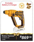 Ingco 20V Cordless Rotary Hammer 31465