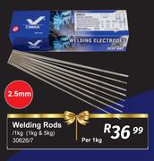 Welding Rods 2.5mm (1Kg & 5Kg) 30626/7-Per 1Kg