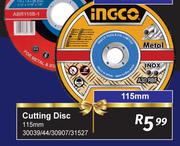 Ingco Cutting Disc 115mm 30039/44/30907/31527