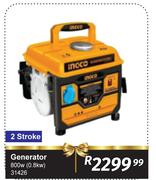 Ingco 800W (1.8W) 2 Stroke Generator 31426