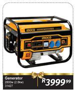 Ingco 2800W (2.8Kw) Generator 31427