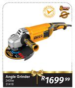 Ingco 2400W Angle Grinder 31418