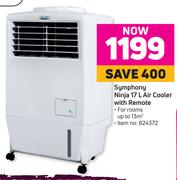 Symphony Ninja 17L Air Cooler With Remote