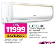 Logik 22000 BTU Split Unit Air Conditioner
