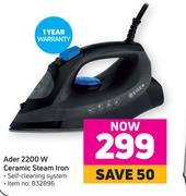 Eiger Ader 2200W Ceramic Steam Iron