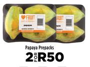 Papaya Prepacks-For 2