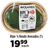 Ripe'n Ready Avocados-2's Pack Each
