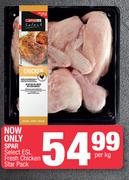 Spar Select ESL Fresh Chicken Star Pack-Per Kg