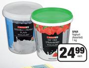 Spar Yoghurt Assorted-1Kg Each
