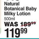 Pigeon Natural Botanical Baby Milky Lotion-500ml