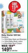 Pure Beginnings Baby Starter Gift Set-Per Set