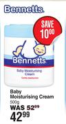 Bennetts Baby Moisturising Cream-500g