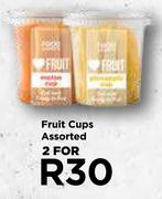 Fruit Cups Assorted-For 2