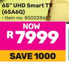 Hisense 65" (165cm) UHD Smart TV 65A6Q