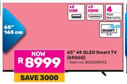 Hisense 65" 4K QLED Smart TV 65Q6Q