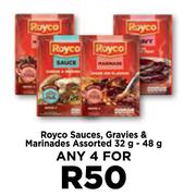 Royco Sauces, Gravies & Marinades Assorted-For 4 x 32g-48g