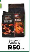 Food Lover's Briquettes Or Charcoal-4Kg Each
