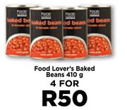 Food Lover's Baked Beans-For 4 x 410g