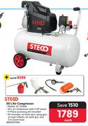 Steco 50L Air Compressor SC-2055K-Each