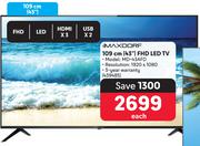 Maxdorf 109cm (43") FHD LED TV MD-43AFD