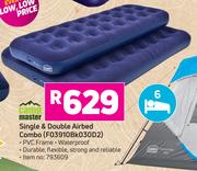 Campmaster Single & Double Airbed Combo F03910BK030D2