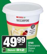 Spar Mascarpone Cheese-250g Each