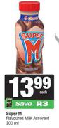 Super M Flavoured Milk Assorted-300ml