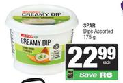 Spar Dips Assorted-175g Each