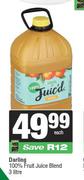 Darling 100% Fruit Juice Blend-3L Each