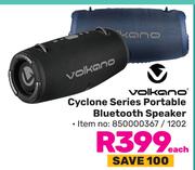 Volkano Cyclone Series Portable Bluetooth Speaker-Each