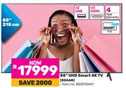 Hisense 215cm (85") UHD Smart 4K TV 85A6NHisense 215cm (85") UHD Smart 4K TV 85A6N