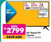 0Hisense 80cm (32") Smart TV 32A4K