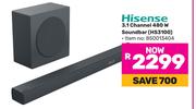 Hisense 3.1 Channel 480W Soundbar HS3100
