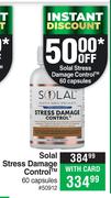Solal Stress Damage Control 60 Capsules 50912