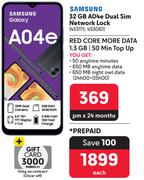 Samsung Galaxy A04e 32GB Dual Sim Network Lock-Each