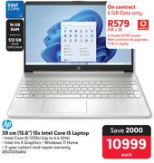HP 39cm (15.6") 15s Intel Core i5 Laptop-Each