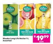 Rhodes Long Life Nectar Assorted-1L Each