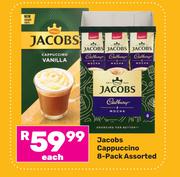 Jacobs Cappuccino 8 Pack Assorted-Each