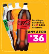 Zero Sugar Soft Drinks Assorted-For Any 2 x 2L Or 2.25L