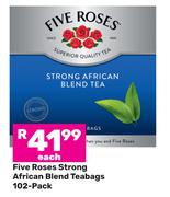 Five Roses Strong African Blend Teabags 102 Pack-Each