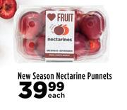 New Season Nectarine Punnets-Each