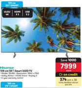 Hisense 55"(139cm) Smart ULED TV 55U6K