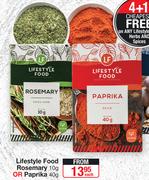 Lifestyle Food Rosemary 10g Or Paprika 40g-Each