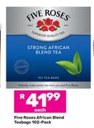 Five Roses African Blend Teabags-102's Pack