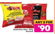 Nestle Minis Assorted-For Any 2 x 135g- 189g